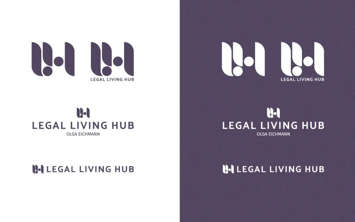 Legal Living Hub Logo Set